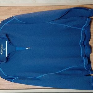 Men's Pebble Beach Blue Performance Sweater Sz M